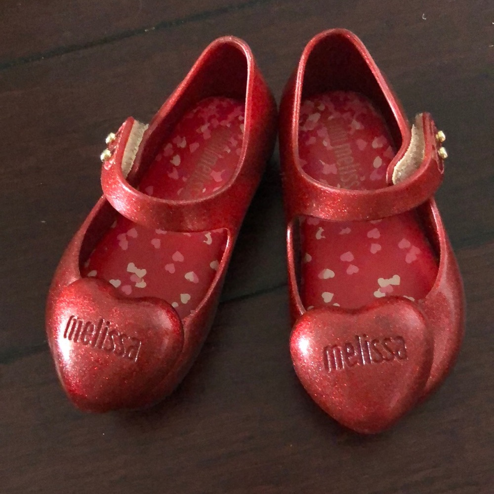Mimi Melissa jelly heart shoes